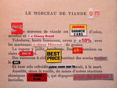 Lorenzo Menoud, poème génétiquement modifié