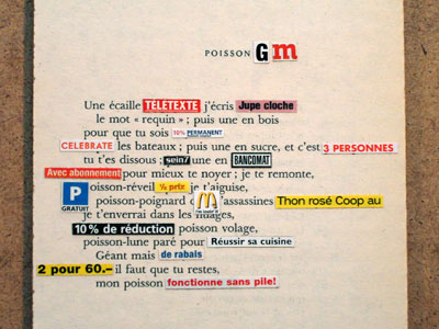 Lorenzo Menoud, poème génétiquement modifié