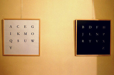 Lorenzo Menoud, Infolio, alphabet pair et alphabet impair
