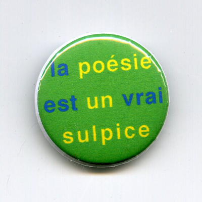 Lorenzo Menoud, badge, poésie sulpice