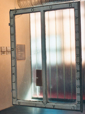 Lorenzo Menoud, fenêtre