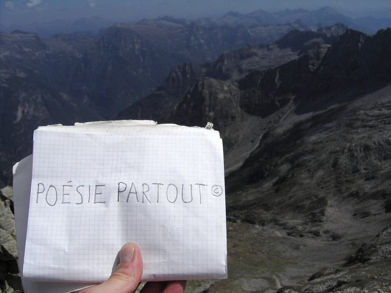 Lorenzo Menoud, poésie partout ©