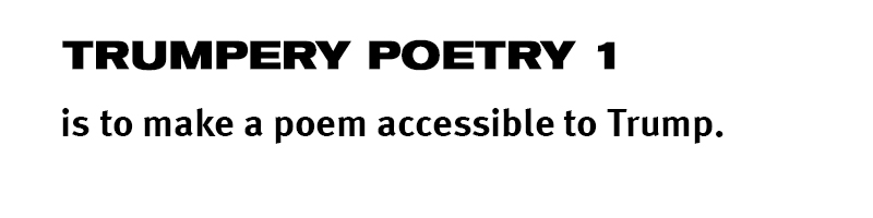 trumpery poetry