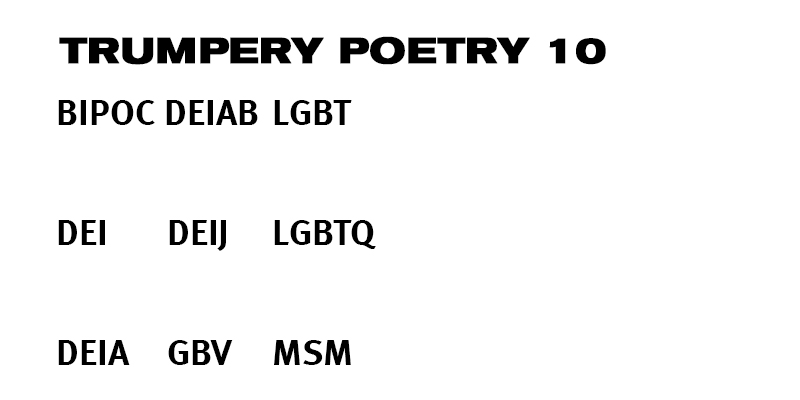trumpery poetry