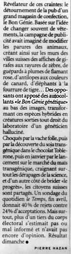 Lorenzo Menoud, bon génie génétique